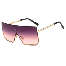 2019 Big Size Modern Trendy Classic Frameless One Piece UV400 Sunglasses